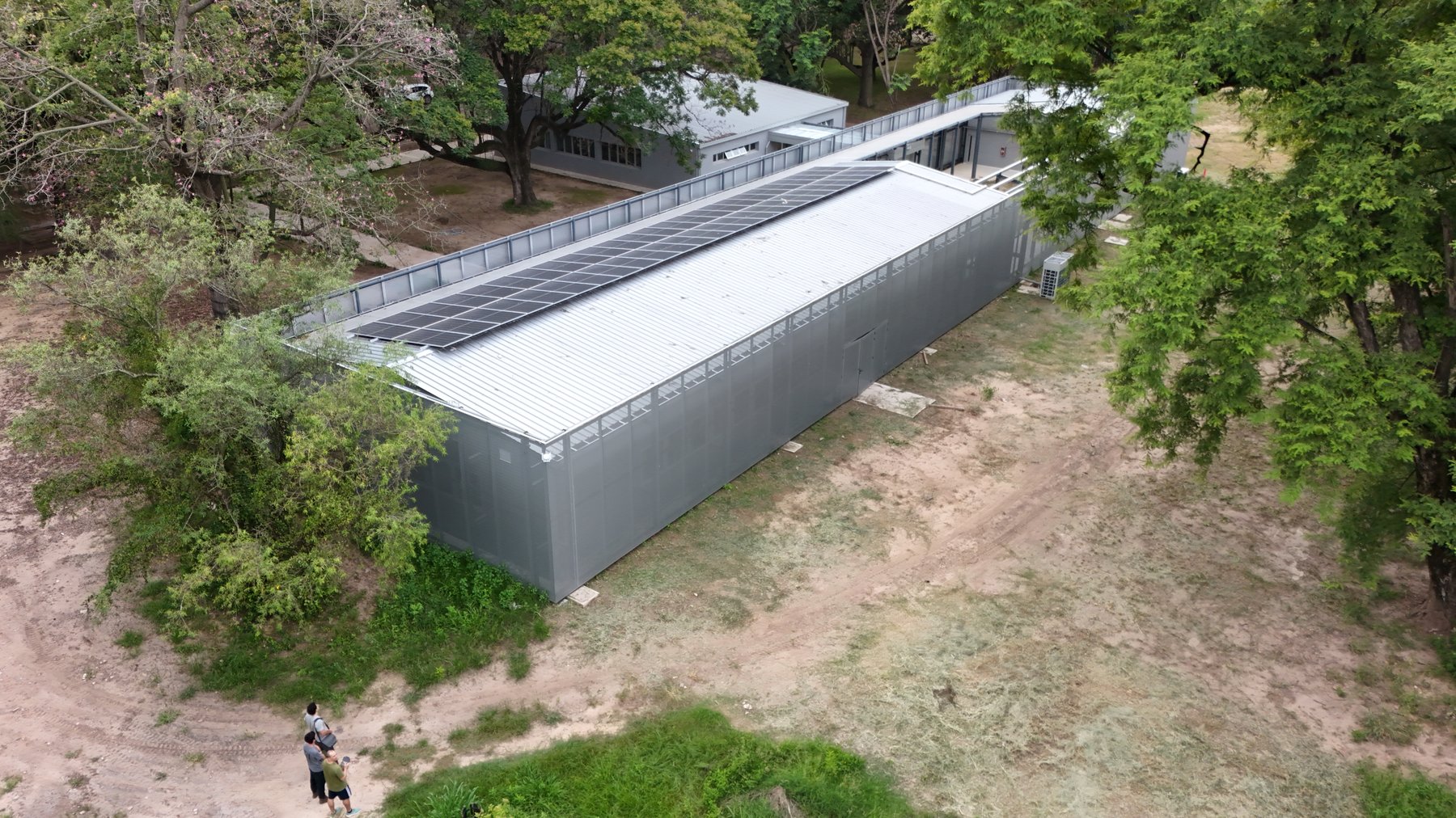 Relevamiento aéreo de obra con dron